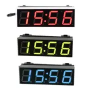 Mini Car Clock Thermometer Voltmeter 3 IN LED Display Digital Timer Voltmeter