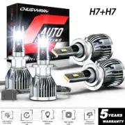 For Smart Fortwo 2008-2015 SUPER Bright Headlight Bulbs Hi & Lo Beam 38000LM (for: Smart)