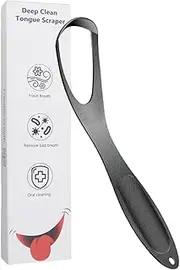 Tongue Scraper, Ergonomic Hygiene Tool, Stainless Steel Fan Shape Tongue Scraper Cleaner for Daily Adults Use In Bathroom