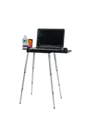 Tabletote Plus Laptop Notebook PC Computer Desk Stand Table Black Portable