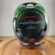 Xbox Gaming Headphones Advanctech S78 With Adjustable Mic.. Black New In Package