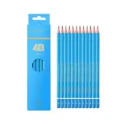 Sketch Pencils for Drawing 4B 12pcs Professional Art Drawing Pencils for Shad...