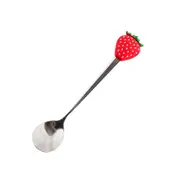 5Pcs Cute Stainless Steel Fruit Dessert Spoon Fork Ice Cream Candy Dessert Spoon Kitchen Flatware