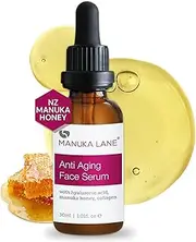 Manuka Honey Face Serum with Collagen, Hyaluronic Acid, & Pure Honey, by Manuka Lane