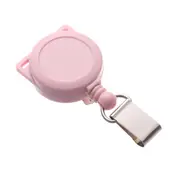 Frosted Retractable Badge Reel ID Lanyard Name Tag Card Badge Holder KeyRing Clips Anti-Lost Clip Office School Supplies