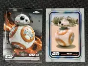 2023-24 Topps Star Wars - BB-8 Lot of 2 Cards Chrome, Flagship #110, #96
