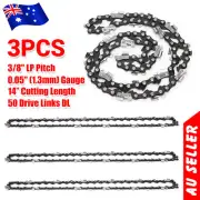 3x 14'' Chainsaw Chain Blade Saw Semi Chisel Replace for Stihl MS170 MS171 MS181