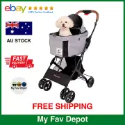 Ibiyaya 3-in-1 Travois Detachable Carrier Pet Stroller - Nimbus Grey