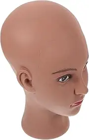 Vaguelly Wig Display Mannequin Head Stand PVC Wig Storage Organizer Hats Headdresses Head Circumference for Hair Professionals and Salon Use