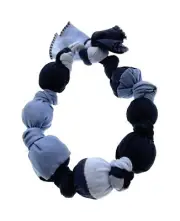 Damaged Good Condition Miu Miu Blue Textile Bangle -One Size