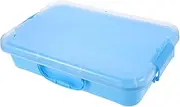 PHENOFICE Tray with Hinged Lid Creative and Storage Box for Indoor and Outdoor Activities Encourages Motor Skills and Imagination Preschool and Home Settings