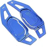 Car Steering Wheel Shift Paddles for C&upra Ateca Formentor Leon 2021 2022 2023 Car Accessories Car Accessories Car Steering Wheel Shifter Styling Accessories 2PCS HTEOPOEKFR(Blue)