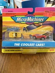 1995 Micro Machines Coolest Cars Dodge Viper & ‘64 Mustang / Prowler & ‘57 Chevy