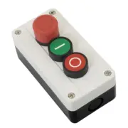 NC Emergency Stop NC+NO Push Button Switch Station Control Circuit Red Green Box
