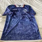 umbro MIB soccer jersey Men In Blazers Courage 22 Size S $100 Denim Blue