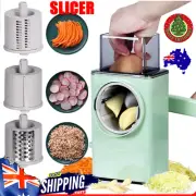 Potato Slicer Upgraded Hand Crank Vegetable Cutter Rotary Cheese Grater
