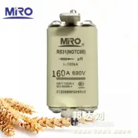 在飛比找露天拍賣優惠-MRO 茗熔 熔斷器RS31 100A 125A 160A 