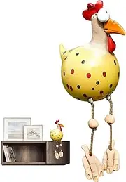 Resin Rooster Garden Statue, Funny Chicken Yard Art, Animal Figure Garden Stake Figure Ornament Garden Decoration Garden Statue Decorative