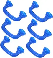 Veemoon 6pcs Early Education Phone Phone Pretend Play Learning Play Communication Device for Dyslexia Tools for Auditory Feedback Mobile Plastic Blue