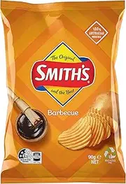 Smiths Crinkle BBQ Potato Chips 90 g