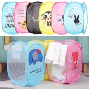 Pop Up Open Home Storage Laundry Baskets Hamper Mesh Laundry Dirty Sorting