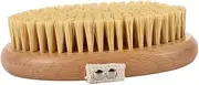 Cleaning Massage Brush Brush Body Wash Brush Shower Back Exfoliator Back Bath Scrubber Bath Scrubber for Body Tub Scrubber Simple Bath Skin Brush Beech Light Brown