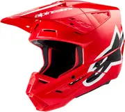 Alpinestars S-M5 Corp, motocross helmet , color: Red/White/Black , size: L