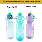 1L Sports Water Drink Bottle Kettle BPA Free Gym Workout Outdoor Flask Bottle