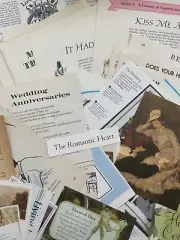 Love & Marriage Book pages & cutouts Ephemera Junk Journals Scrapbook collage