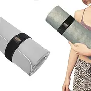 ELENTURE Yoga Mat Strap Band for Most Size Mat, Reusable Fastening Cable Tie Down Straps, Multipurpose Securing Cinch Strap (Mat Not Included)