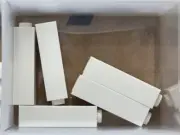 LEGO Parts - White Brick 1 x 1 x 3 - No 14716 - QTY 5