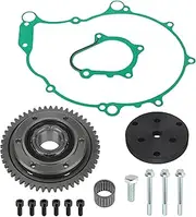 Fit for 2001 2002 2003 Yamaha Raptor 660 YFM660R Starter Starting Clutch One Way Gear Bearing Gasket Flywheel Puller Kit
