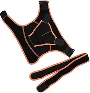 Adjustable Shoulder Brace Straps Shoulder Support Belt for Fitness Workout Black Shoulder Stabilizer Brace Elastic Breathable Material