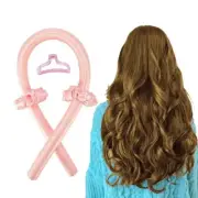 39" Heatless Curling Rod Headband No Heat Silk Curling Rod with Claw Clip