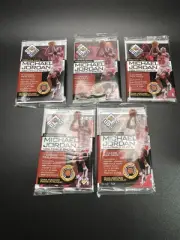 Michael Jordan 5 Sealed Pack From Tin Can Set Upper Deck Finals Shots Pack New
