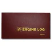ASA Engine Log - Logbook SE-1 (Red, Softcover, 64 pages)