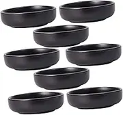 Anneome 8Pcs Round Seasoning Dishes Japanese Sauce Dishes for Condiments Dipping and Appetizers Flavorful Round Storage Bowls for Kitchen Tableware