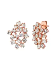 Le Vian Baguette Frenzy 14K Rose Gold 1.25 ct. tw. Diamond Earrings