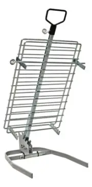 ARGENTINIAN Iron Cross Stake GRILL 16"x24" - Asado Argentina Parrilla Cruz BBQ !