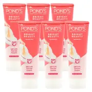 6x Ponds Bright Beauty Spot-Less Radiant Glow Serum Facial Foam Cleanser 50g