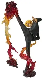 Figuarts ZERO One Piece Sanji Battle ver. Diable Jambe Flambage Shot Bandai