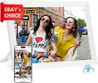 32GB FRAMEO Digital Photo Frame 10.1" IPS Touch Screen WiFi Smart Motion Sensor