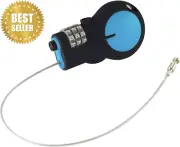 TSA Approved Cable Lock 30" Retractable Steel Combo Padlock - Luggage & Bike