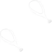 Gatuida 2pcs Magnetic Earphone Anti-Lost Strap for Earbuds Flexible Comfortable Cable Holder Lightweight Silicone Design for Sports Daily
