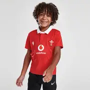 Macron Wales Rugby Union 2023/24 Home Shirt Children