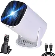 Projector 4K Projector Mini Projector Smart Small Portable for Mobile Phone Bluetooth with Android 11.0 OS, WiFi 6 & BT 5.0 Bimmer Portable Movie Projector HD Ceiling Projector TV Compatible with