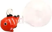 Faukart Cute Handmade Glasswork Floating Clown Fish Width: 0.8 inches (20 mm) Ball: 0.8 inches (20 mm)