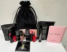 Armani 7 Pcs Beauty Kit Lipstick, Eye Tint,Mascara, My Way EDP, Cosmetic Bag NEW