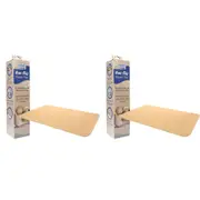 2x White Magic Home/Bathroom Non-Slip Floor Shower Quick Drying Mat/Rug Latte