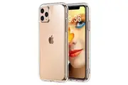 [CLEARANCE] Apple iPhone 11 Pro Max (6.5") Ultra Slim Premium Crystal Clear TPU Gel Back Case by MEZON Wireless Charging Compatible (iPhone 11 Pro Max, Gel)